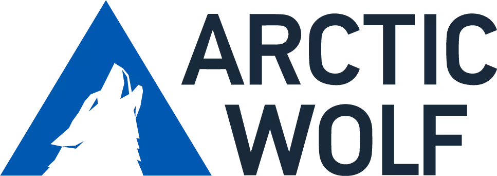 Logo des Cybersicherheits-Spezialisten Arctic Wolf.