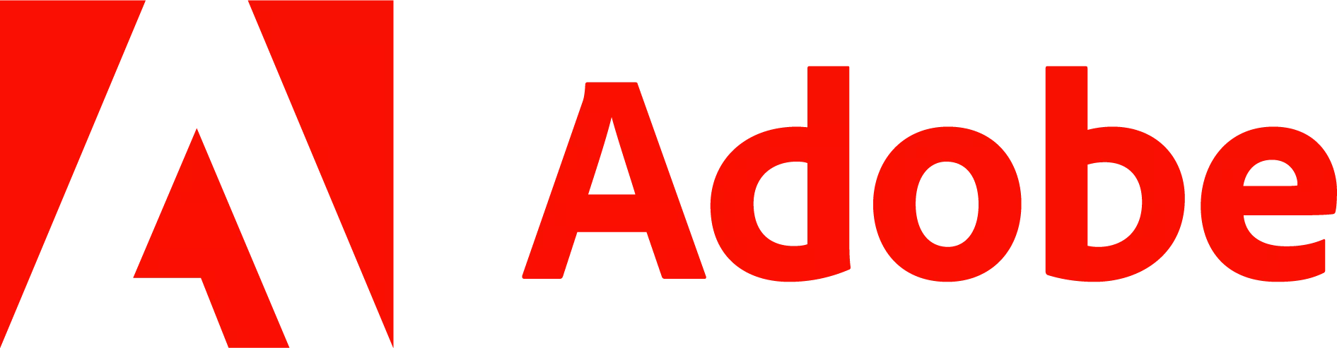 Adobe Logo für Creative Cloud, PDF-Lösungen und Digital Experience Management